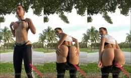 Dani Daniels Public Shower in Jamaica Nude  Video 2020/12/28 - Jamaica on fanspics.com