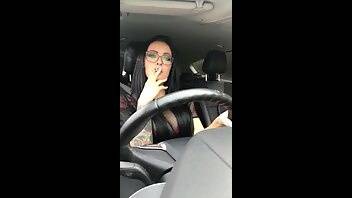 Charley Atwell driving onlyfans porn videos on fanspics.com