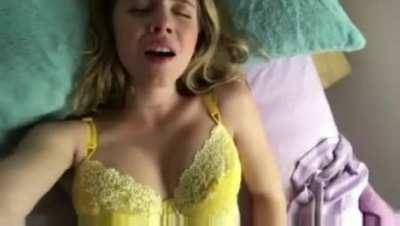 Sydney Sweeney on her back with her big breasts heaving in pleasure is a great look on fanspics.com
