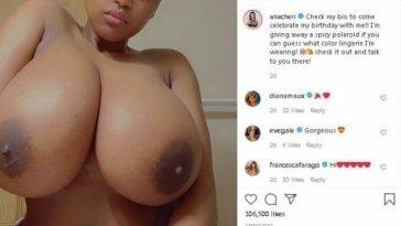RivJones Ebony Thot Seducing Huge Tits On Lingerie OnlyFans Insta Leaked Videos on fanspics.com