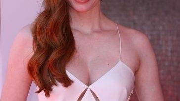 Eleanor Tomlinson Flaunts Her Sexy Tits at the Bafta TV Awards in London on fanspics.com