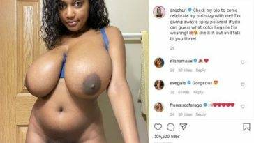 RivJones Huge Boobied Ebony Slut OnlyFans Insta Leaked Videos on fanspics.com
