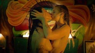 Ana Layevska & Florencia Rios Nude Lesbo Sex Scene from 'Yankee' on fanspics.com