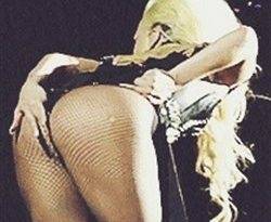 Lady Gaga Fingers Her Butt On Stage on fanspics.com