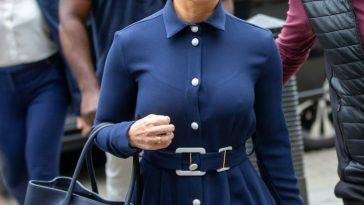 Rebekah Vardy Arrives at Royal Courts of Justice for the Libel Case Trial Against Coleen Rooney on fanspics.com
