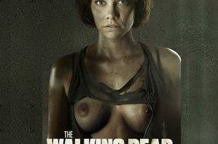 Lauren Cohan Topless Nude Promo For "The Walking Dead" on fanspics.com