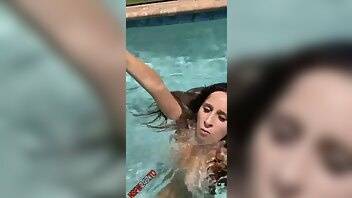 Ashley adams swimming pool tease naked onlyfans videos leaked 2021/07/11 on fanspics.com