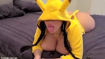 Crystal Lust In Insanely Hot Thick Pikachu Girl Fucks Horny Virgin on fanspics.com