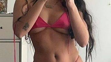 Lourdes Leon Shows Off Her Sexy Tits in a Bikini on fanspics.com