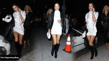 Leggy Alessandra Ambrosio is Seen Enjoying a Girls Night Out in Los Angeles - Los Angeles on fanspics.com