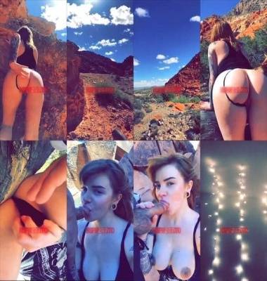 Brittany Jeanne outdoor blowjob snapchat premium 2019/04/25 on fanspics.com