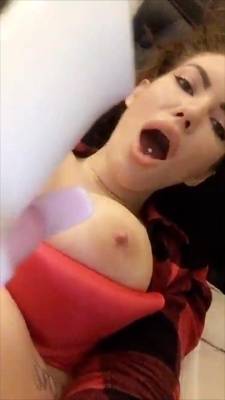 Viking Barbie vib hard orgasm snapchat premium xxx porn videos on fanspics.com