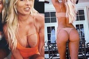 Paulina Gretzky Nude Tit And Ass Cheeks On TikTok on fanspics.com