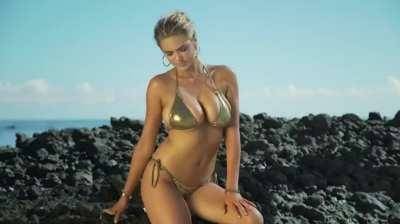 Kate Upton In a gold bikini. Prime jerk material on fanspics.com