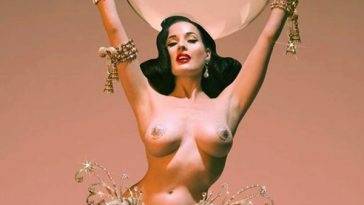 Burlesque Goddess Dita Von Teese Nude 13 Topless & Sexy Pics on fanspics.com