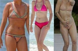 Margot Robbie, Emma Roberts, And Kate Hudson In Bikinis on fanspics.com