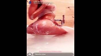 Lynaritaa Lyna Perez See Through Nude Bath Time Snapchat XXX Premium Porn on fanspics.com