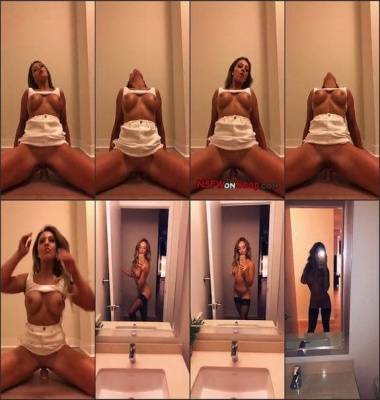 Katie Adler dildo riding & sexy stocking naked mirror view snapchat premium 2018/05/29 on fanspics.com