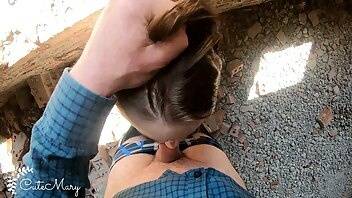 Cute mary fuck on an abandoned construction site stranger creampie teen full premium porn video on fanspics.com