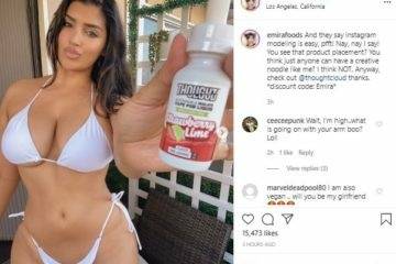 EmiraFoods Nude Sex Tape Blowjob Premium Snapchat on fanspics.com