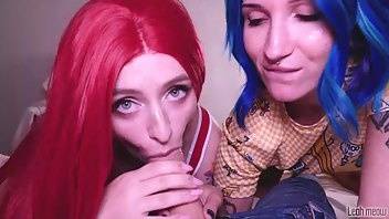 Leah meow two sisters suck cock 18 & 19 yrs old, threesome xxx manyvids porn videos on fanspics.com