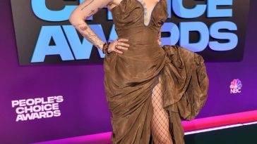 Paris Jackson is Pictured in a Brown Dress at 47th Annual People 19s Choice Awards on fanspics.com