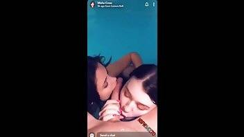 Misha cross swimming poll double blowjob snapchat xxx porn videos on fanspics.com