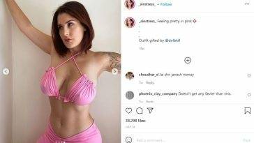 Sinstr3ss Thot Teasing Ass , Tits And Hairy Pussy OnlyFans Insta Leaked Videos on fanspics.com
