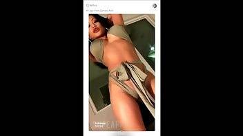 Cj Miles Super Hot Asian Model Strip Show on Snapchat nude cam show on fanspics.com