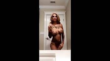 Bonnie Rotten bathroom naked teasing snapchat free on fanspics.com