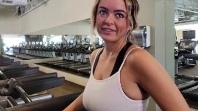 Picked up a girl in the gym and gave her a creampie (AlexisKayxxx) on fanspics.com