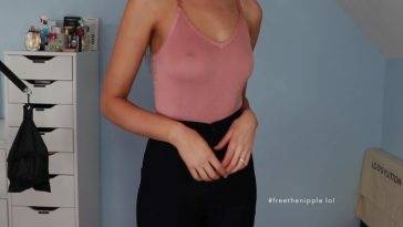 Stephanie Lange Nipples See Through Top (2 pics 1 gif) on fanspics.com