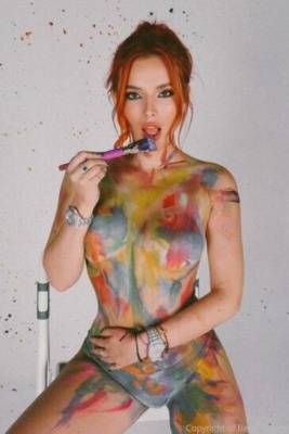 Bella Thorne Nude Body Paint Onlyfans Set  - Usa on fanspics.com