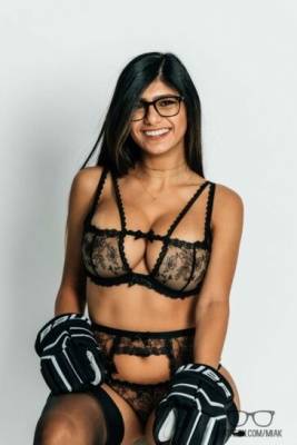 Mia Khalifa Lingerie Sports Modeling Patreon Set  - Usa on fanspics.com