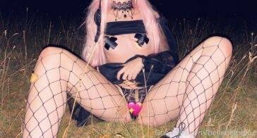 Belle Delphine Night Time Outdoor   on fanspics.com