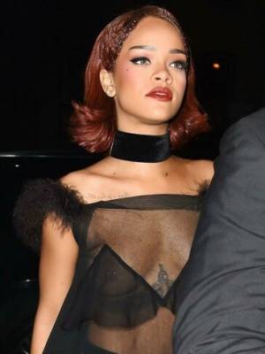 Rihanna Candid See-Through Nipple Slip Photos Leaked - Barbados on fanspics.com