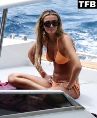 Katherine Pilkington is Spotted Taking a Break on Holiday with Ross Barkley Out in Capri on fanspics.com