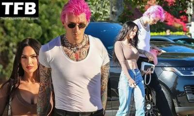 Megan Fox & MGK Have a Lunch Date at Nobu on fanspics.com
