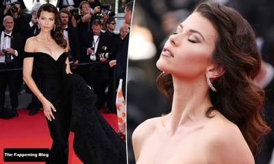 Georgia Fowler Shows Off Her Cleavage at the 75th Annual Cannes Film Festival - Georgia on fanspics.com