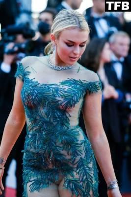 Tallia Storm Looks Hot in a See-Through Dress at the Screening of 1CArmageddon Time 1D During the 75th Annual Cannes Film Festival on fanspics.com