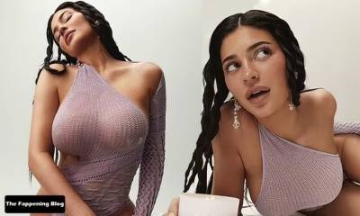 Kylie Jenner Promotes Her Kylie Skin Collection in a Sexy Shoot on fanspics.com