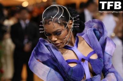 Teyana Taylor Looks Hot at The 2022 Met Gala in NYC on fanspics.com