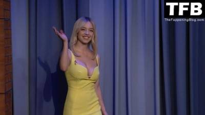Sydney Sweeney Flashes Her Nude Boob on “The Tonight Show with Jimmy Fallon” (23 Pics + Video) on fanspics.com