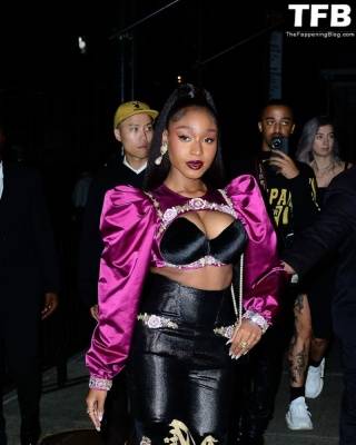 Normani Flaunts Her Tits As She Attends the Standard Hotel Met Gala After Party on fanspics.com