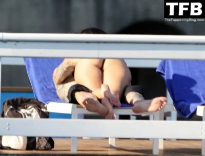 Kourtney Kardashian & Travis Barker Continue Their Ever Blossoming Romance by Packing on the PDA at Lake Como on fanspics.com