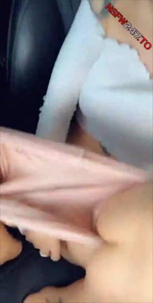 Layna Boo pussy fingering in car snapchat premium xxx porn videos on fanspics.com