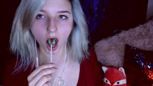 Aftyn Rose ASMR - Lollipop Licking and Sucking on fanspics.com