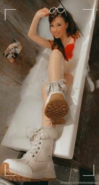 Belle Delphine Nude In Bath With Shoes  Set  on fanspics.com