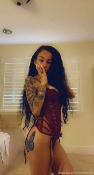 Bhad Bhabie Lingerie Striptease  Video  on fanspics.com