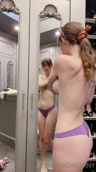 Amanda Cerny Nude Closet Striptease  Video  on fanspics.com
